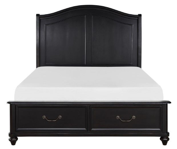 Homelegance® Herman Charcoal Brown Eastern King Platform Bed-2