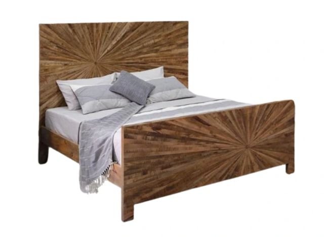 Jaipur Furniture Cayley Brown Queen Panel Bed-0