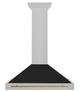 ZLINE Autograph Edition 36" Black Matte Wall Mounted Range Hood-0