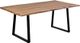 Porter International Designs Manzanita Natural Dining Table with Black Trapezoid Base-0