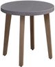 Signature Design by Ashley® Francis Beach Gray Aluminum Outdoor End Table with Natural Base-0