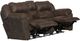 Catnapper® Ferrington Dusk Power Reclining Console Lay Flat Loveseat with Power Headrest and Lumbar -2