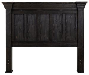 International Furniture Direct Terra Dark Black Queen Headboard