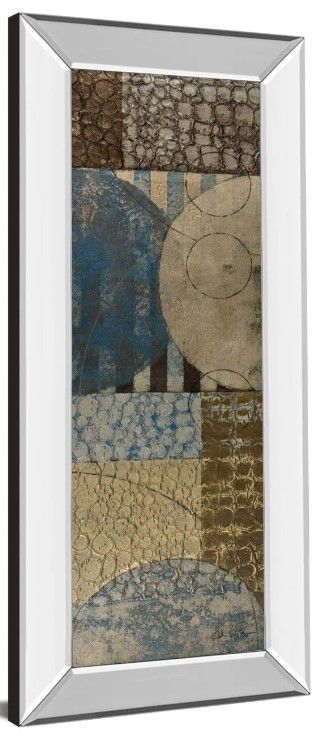 Classy Art Bubble Structure II by John Kime Mirror Framed Wall Art-1