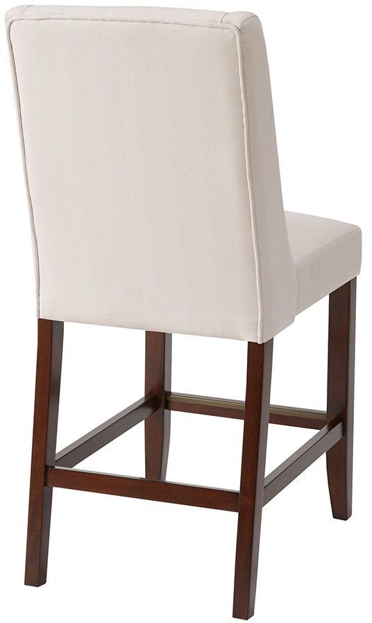 Olliix by Madison Park Cream Brody Wing Counter Stool-3