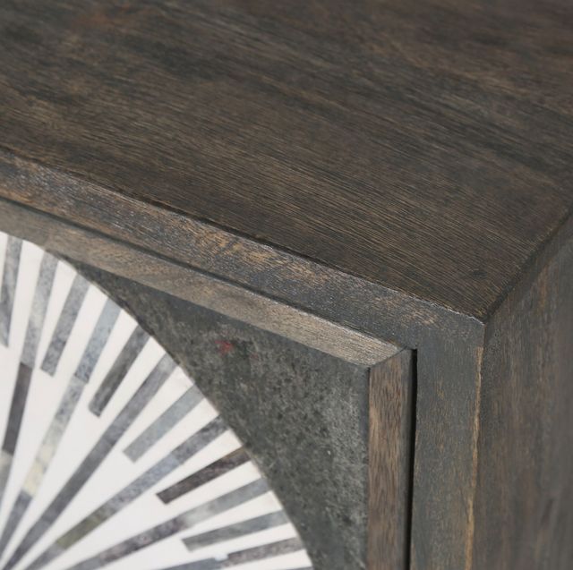 Home Trends & Design Jaipur Palm Springs Graywash Sideboard-3