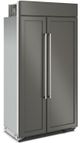 KitchenAid® 42 in. 25.5 Cu. Ft. Panel Ready Built In Counter Depth Side-by-Side Refrigerator-1