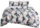 Olliix by Madison Park 3 Piece Dark Blue Full/Queen Mavis Cotton Printed Reversible Duvet Cover Set-0