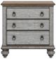 Flexsteel® Plymouth Distressed Graywash Nightstand-1