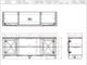 Legends Home Ithaca Blue Denim/Bourbon 66" TV Console-2