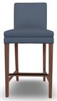 Best® Home Furnishings Customizable Odellum 2 24" Barstool with Dark Walnut Legs-1