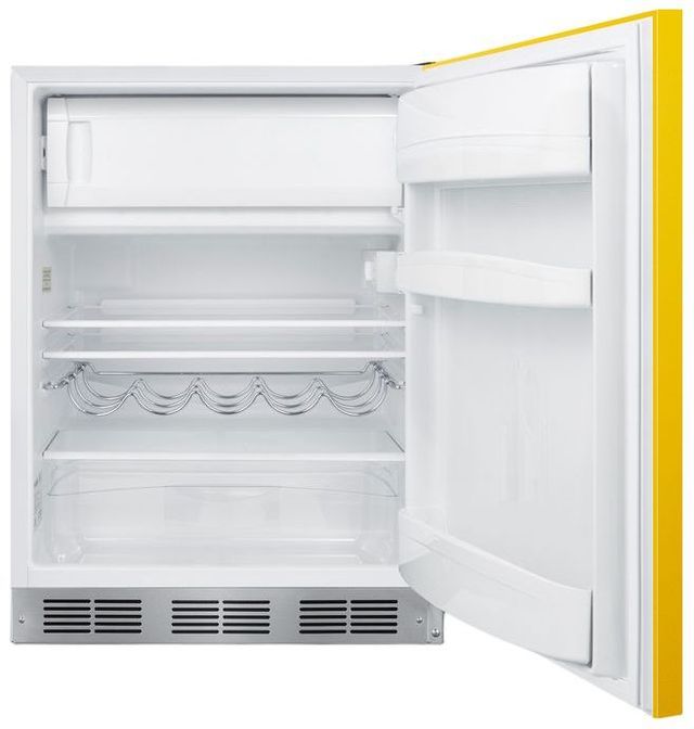 Summit® 5.1 Cu. Ft. Saffron Gold Under The Counter Refrigerator -2