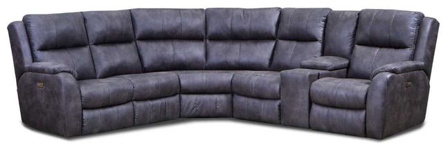 Southern Motion™ Customizable Marquis 3-Piece Power Headrest Console Sectional-0