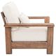 International Furniture Direct Duna Lacquer Brown/Pearl Accent Chair-2