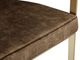 Meridian Furniture Marcello Brown/Brushed Brass Velvet Dining Chair-4