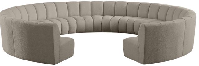 Meridian Furniture Infinity 12-Piece Taupe Modular Sectional-0