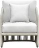 Intercon Alexa White Aluminum/Fabric Outdoor Chair-2