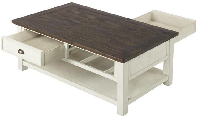 Martin Svensson Monterey Brown Coffee Table with White Base-4
