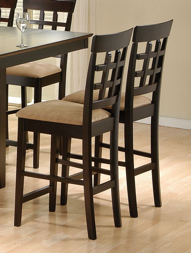 Coaster® Gabriel 5-Piece Cappuccino Counter Height Dining Room Set-2