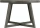 Elements International Cross Wire Brushed Gray Dining Table-0