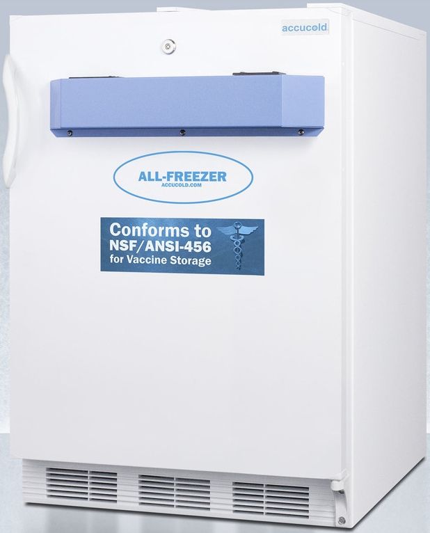 Accucold® 24" 1.9 Cu. Ft White Undercounter Freezer-3