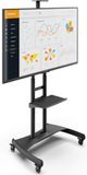 Kanto Single Tray Black Mobile TV Mount-0