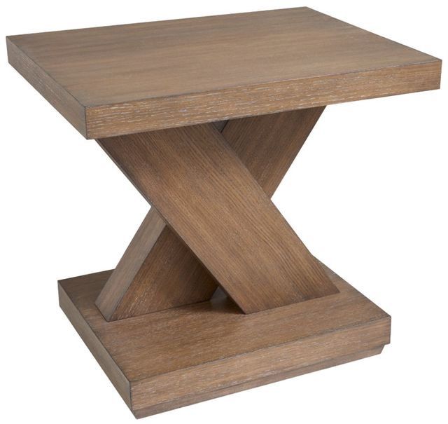 Magnussen Home® Lansbury Antique Wheat Rectangular End Table-4