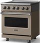 Viking® 5 Series 30" Nantucket Pro Style Electric Range with Polished Chrome Trim-2