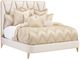 Michael Amini® La Rachelle Chardonnay/Medium Champagne King Upholstered Panel Bed-4