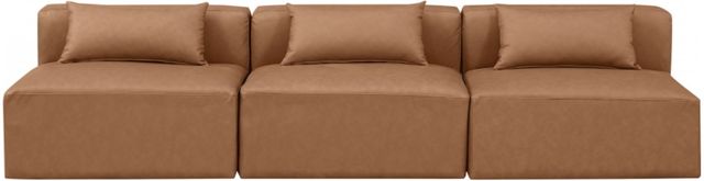 Meridian Furniture Cube 3-Piece Brown Sofa-1