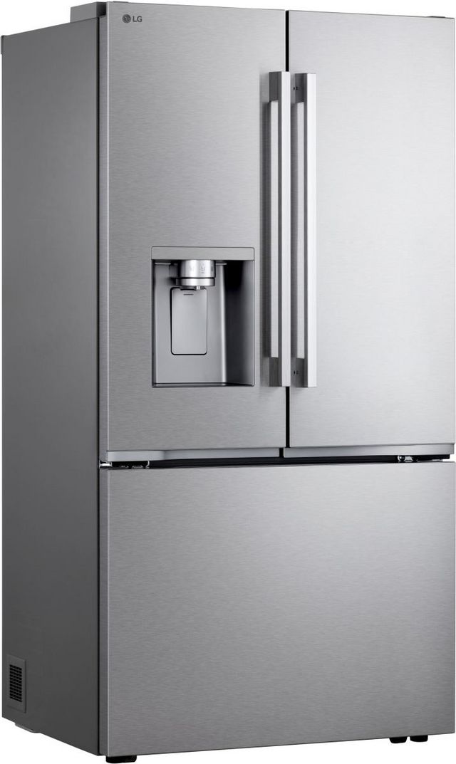 LG 36" 23.7 Cu. Ft. PrintProof™ Stainless Steel Counter Depth MAX™ with Zero Clearance™ French Door Refrigerator-4