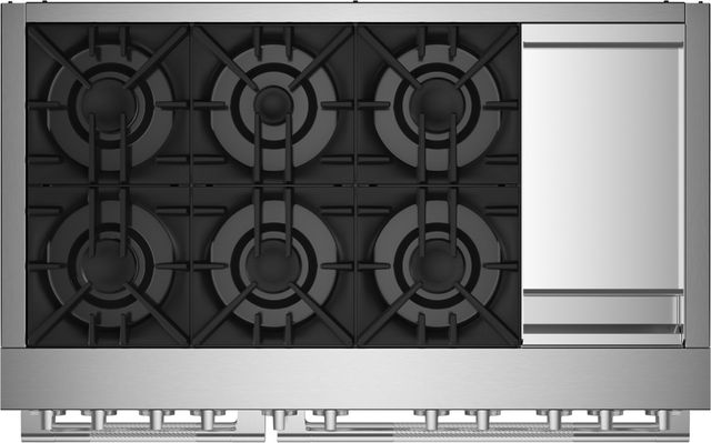 JennAir® RISE™ 48" Stainless Steel Pro Style Dual Fuel Natural Gas Range-1