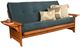 Kodiak Furniture Phoenix Barbados/Suede Navy Full Futon with Mattress-0