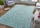 Feizy Belfort Teal 5' x 8' Rug-2