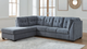 Denim 2 Piece Sectional-2