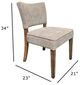 Nest Home Collections Andrea Anew Gray Dining Side Chair-3