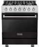 Viking® 3 Series 30" Onyx Propane Pro Style Gas Range-0