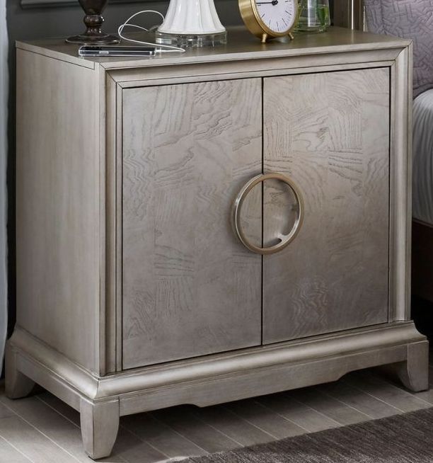 Liberty Furniture Montage 4-Piece Platinum King Bedroom Set-3