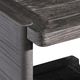 Bernhardt Andros Bernhardt Exteriors Smoked Truffle Wood Outdoor Side Table-5
