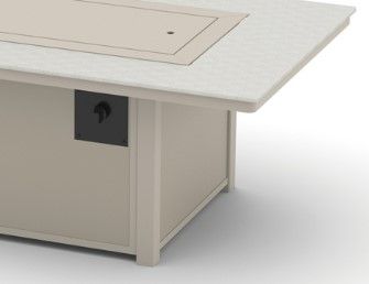 Telescope Casual Rectangular Origins Top Fire Table-1
