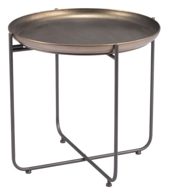 Zuo® Modern Bronson Bronze Side Table-0
