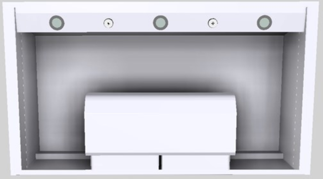 Vent-A-Hood® Designer Series 42" White Wall Mounted Range Hood-3