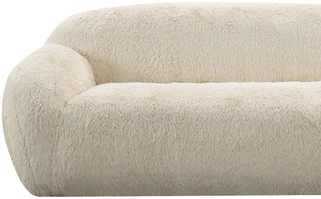 Intercon Mon Soft Camel-Sherpa Faux Fur Sofa-1