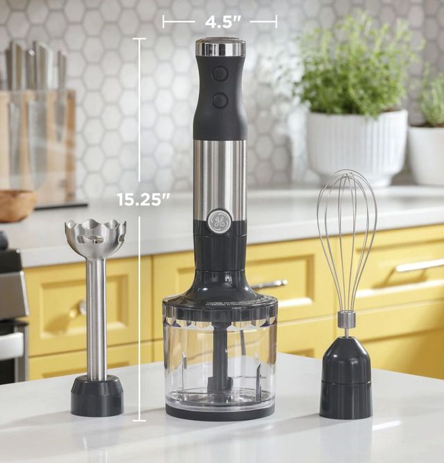 GE® Stainless Steel Immersion Hand Blender-11