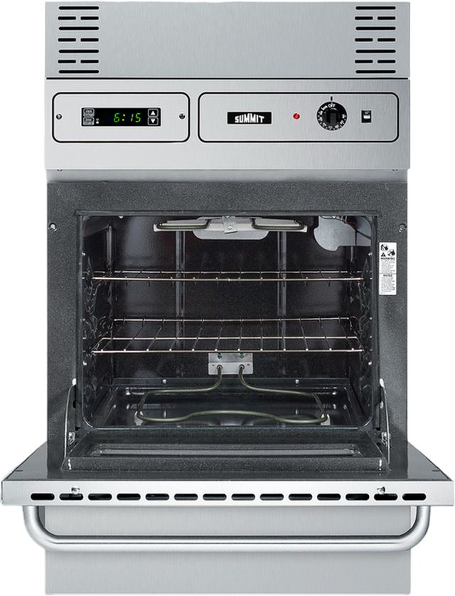 Summit® 24" Stainless Steel Built In Electric Single Wall Oven-2