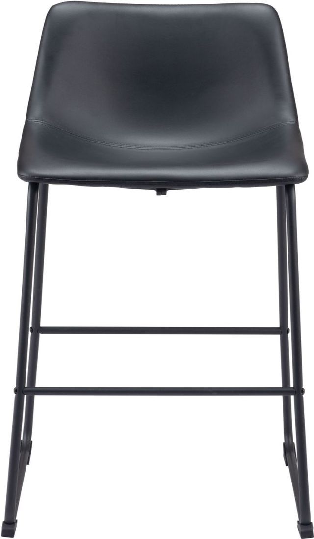 Zuo® Modern Smart Black Counter Chair-2