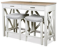 Riverside Furniture Osborne Timeless Oak/Winter White Console Table-0
