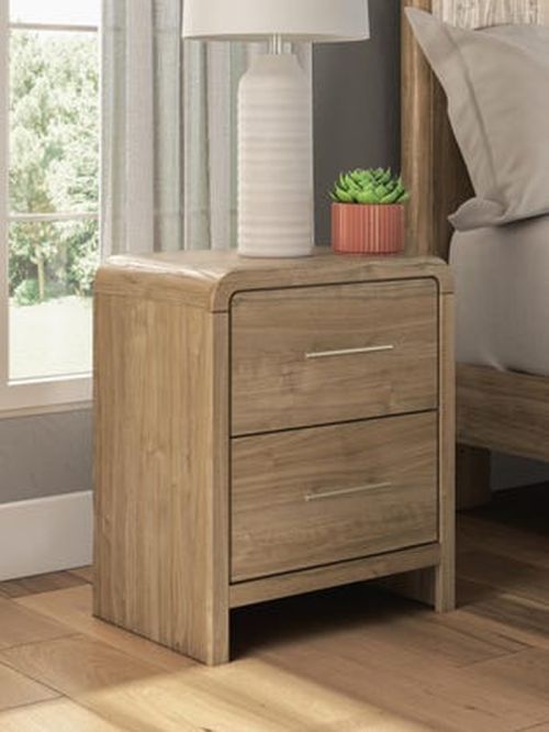 Signature Design by Ashley® Gramburg Warm Natural Brown Nightstand-1