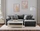 Corinthian Furniture Pamela 2-Piece Cumulus Right-Arm Facing Chaise Sectional-1