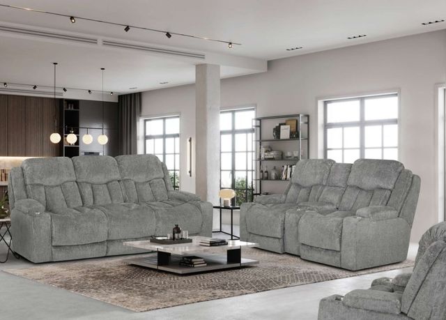 Franklin™ Denali Landry Ash Power Reclining Loveseat-1